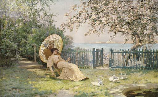 Leonard Charles Nightingale - Under the Blossom