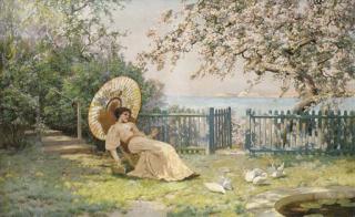 Leonard Charles Nightingale - Under the Blossom