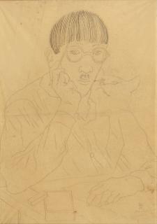 Léonard Foujita - Autoportrait