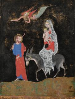 Léonard Foujita - La Sainte Famille