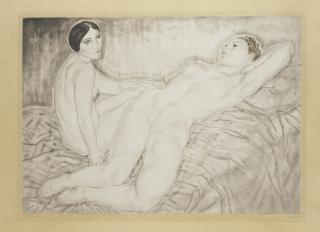 Léonard Foujita - Les Deux Amies (Buisson 26.204)