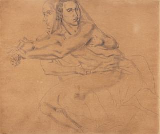 Léonard Foujita - Les deux modèles