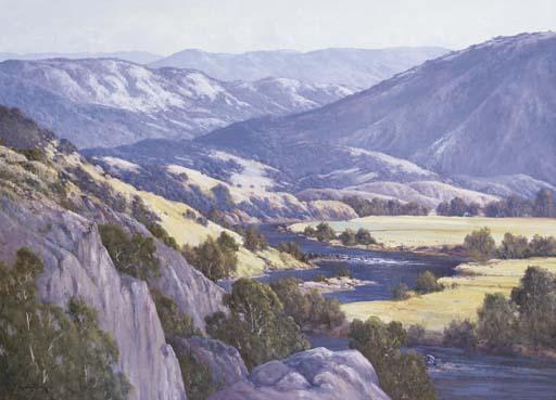 Leonard Hugh Long - Wollondilly River, Cassons Flats, New South Wales