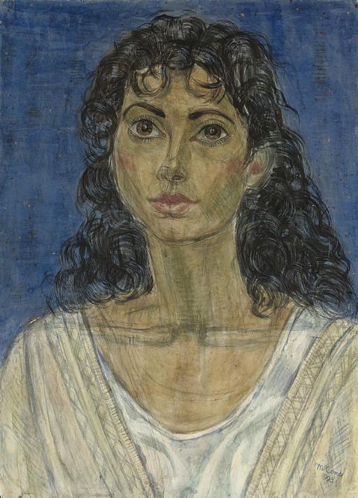 Leonard McComb, R.A. - Portrait of a Young Woman