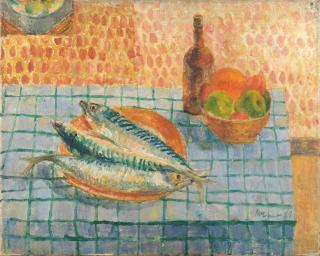 Leonard Mccomb R.A. - Still Life with Fish