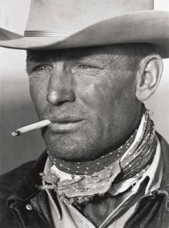 Leonard McCombe - Portrait of Texas Cowboy Clarence Hailey Long, 1949