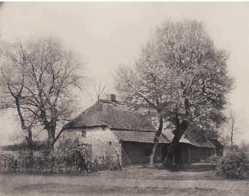 Leonard Misonne - Cottage with trees