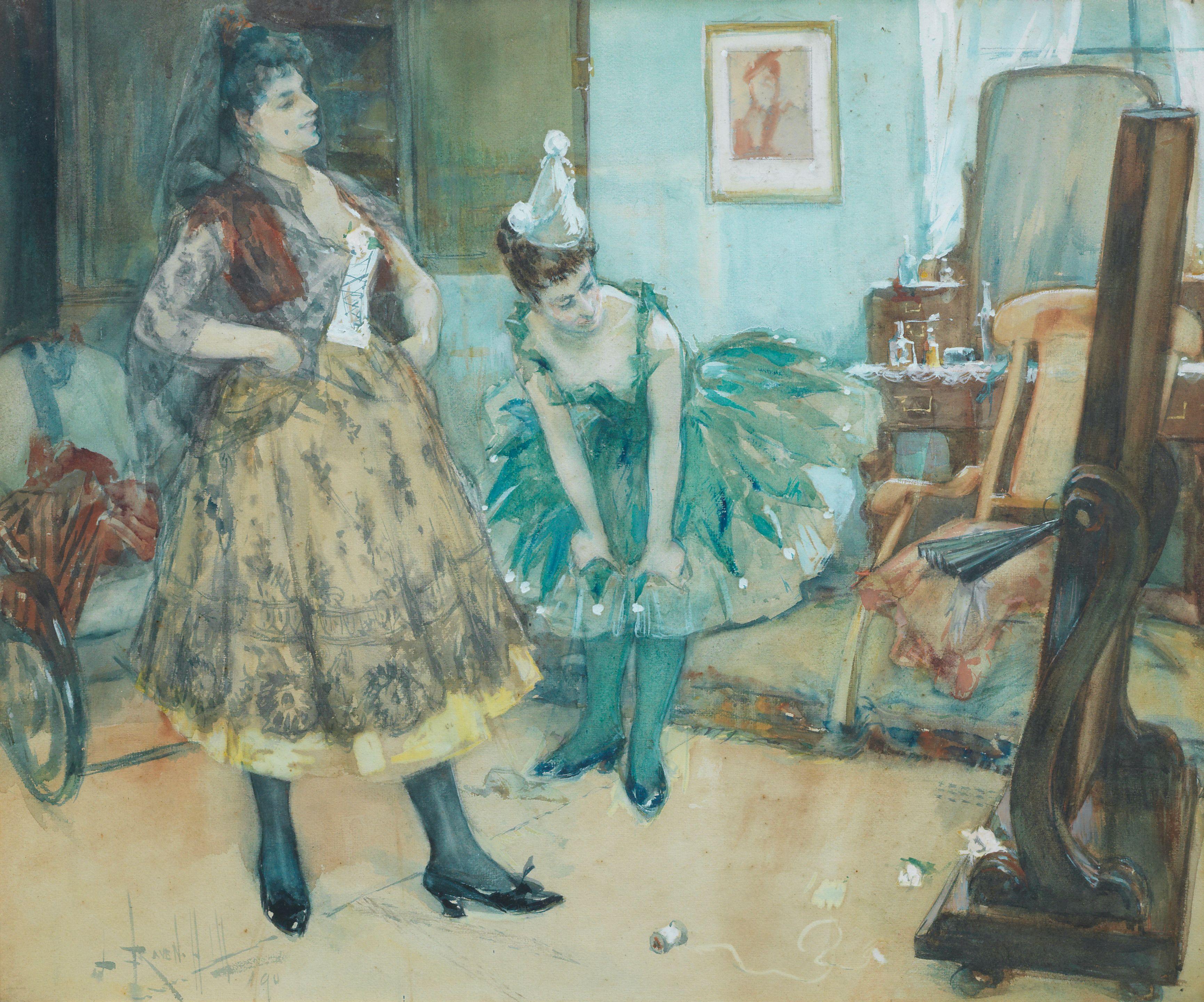 Leonard Raven-Hill - The dressing room