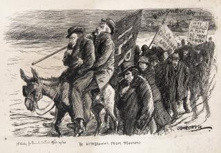 Leonard Raven-Hill - ‘The Withdrawal From Moscow’