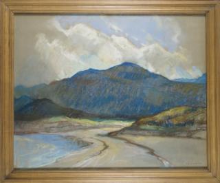 Leonard Richmond - Paysage avec une montagne