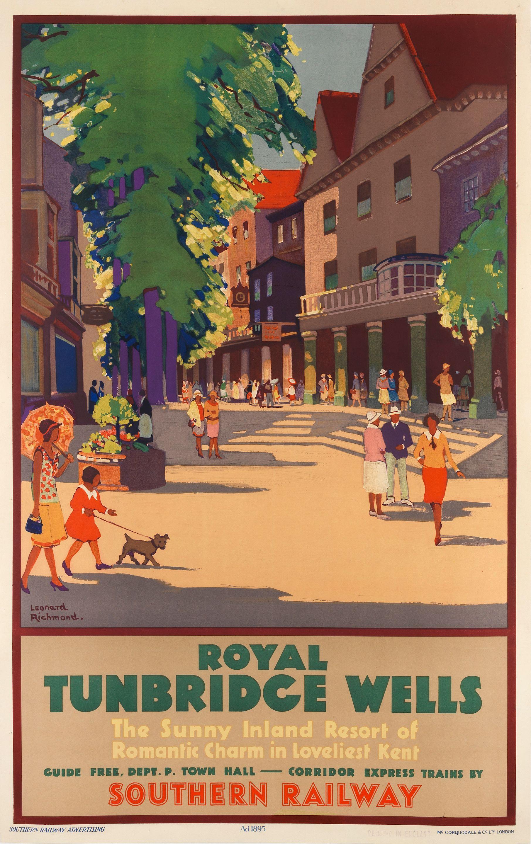 Leonard Richmond - Southern Railway. Royal Tunbridge Wells