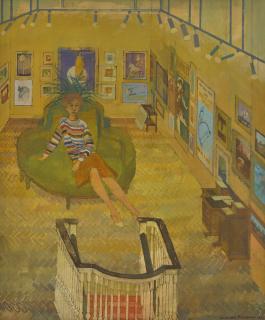 Leonard Rosoman, O.B.E., R.A. - Study For Wendy Baron At The Fine Art Society