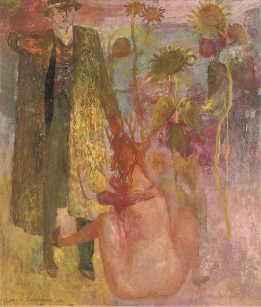 Leonard Rosoman, R.A. - The Quarrel Amongst The Sunflowers