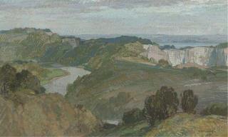 Leonard Russell Squirrell, R.W.S., R.I. - The Wye And Distant Severn, Near Chepstow