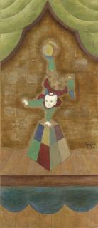 Léonard Tsuguharu Foujita - Acrobate en équilibre sur une main