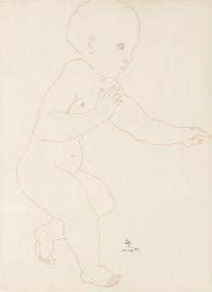 Léonard Tsuguharu Foujita - Baby walking