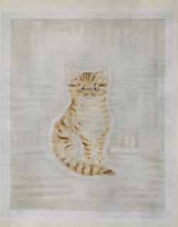Leonard Tsuguharu Foujita - Chat Brun, From: Les Chats