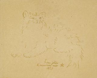 Léonard Tsuguharu Foujita - Chat