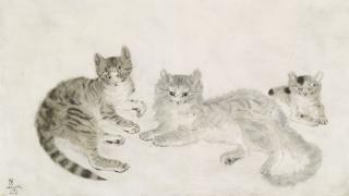 Léonard Tsuguharu Foujita - Chats et chaton