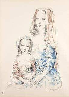 Léonard Tsuguharu Foujita - Femme et enfant