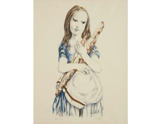 Léonard Tsuguharu Foujita - Fillette au pain