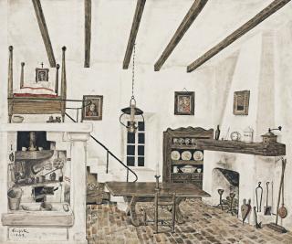 Leonard Tsuguharu Foujita - Intérieur