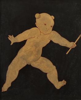 Leonard Tsuguharu Foujita - Jeune Guerrier au Loup