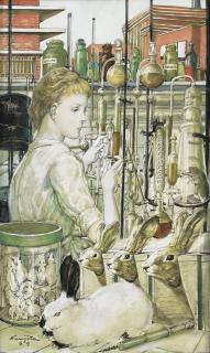 Léonard Tsuguharu Foujita - La Laborantine