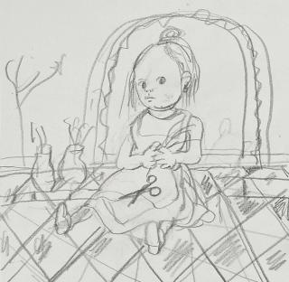 Léonard Tsuguharu Foujita - La petite couturière