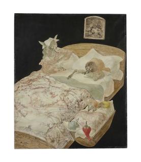 Léonard Tsuguharu Foujita - Le rêve (Hommage à La Fontaine)