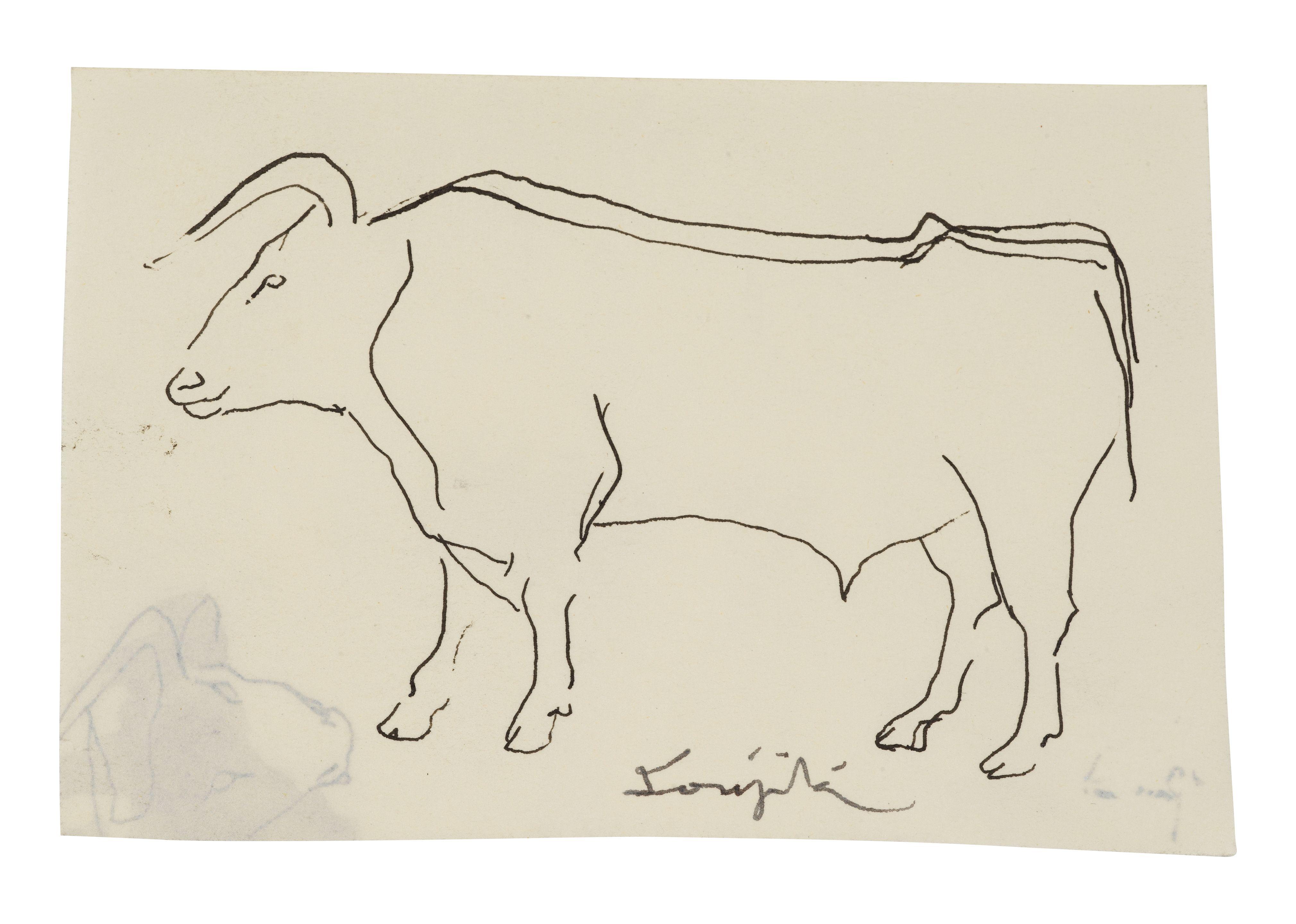 Léonard Tsuguharu Foujita - Le taureau