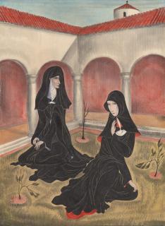 Léonard Tsuguharu Foujita - Les deux religieuses