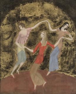 Léonard Tsuguharu Foujita - Les Trois Danseuses Ou La Ronde