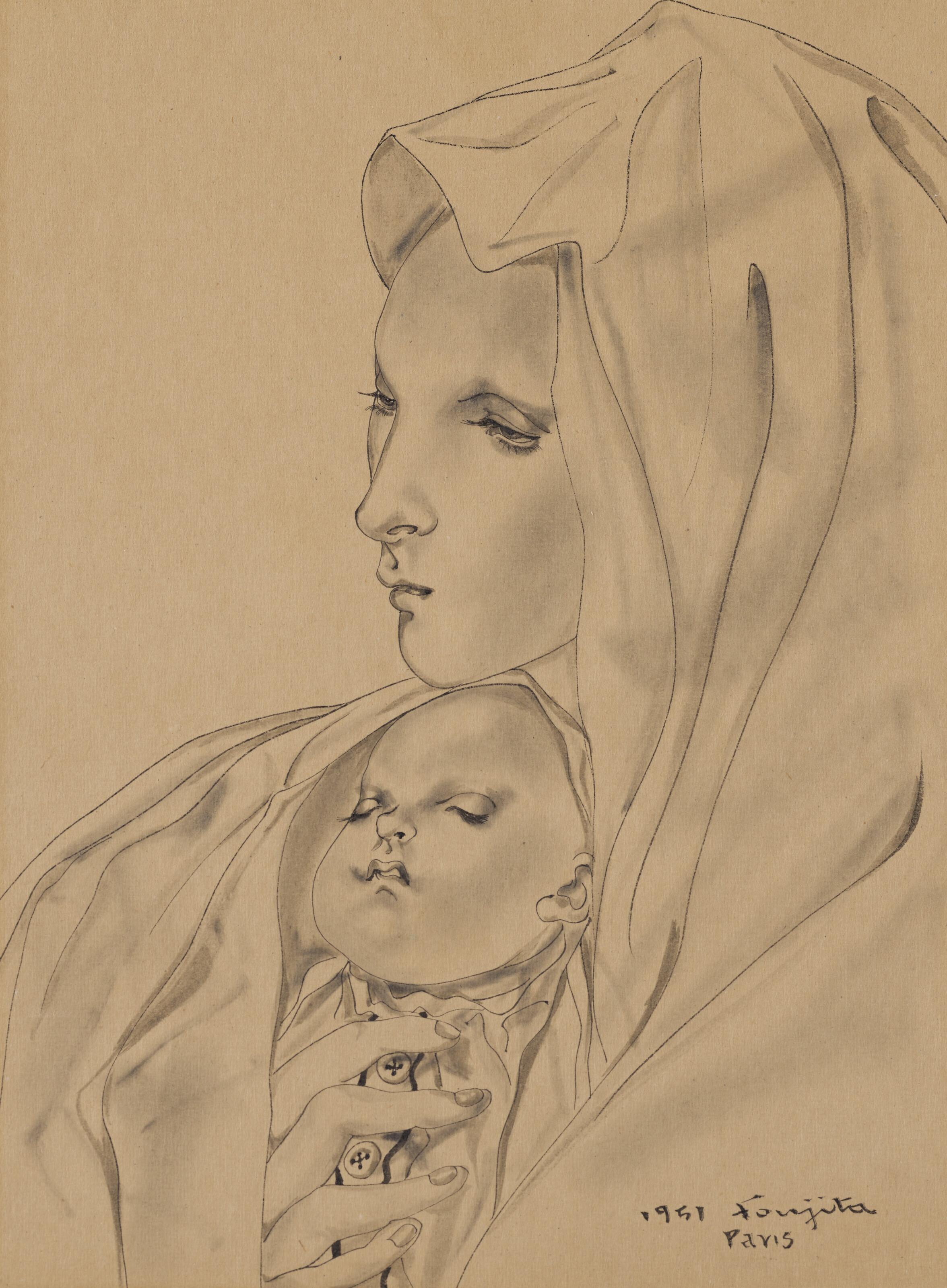 Léonard-Tsuguharu Foujita - Maternité