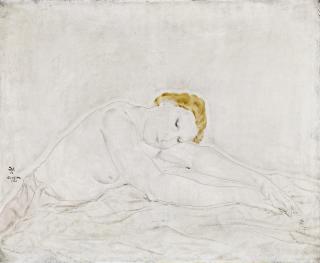 Léonard Tsuguharu Foujita - Nu Assoupi, Youki