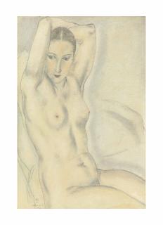 Léonard Tsuguharu Foujita - Nu aux bras levés