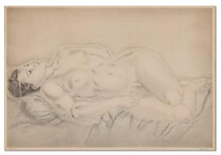 Léonard Tsuguharu Foujita - Nu Étendu