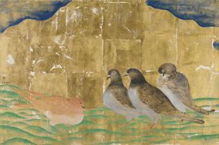 Léonard Tsuguharu Foujita - Pigeons