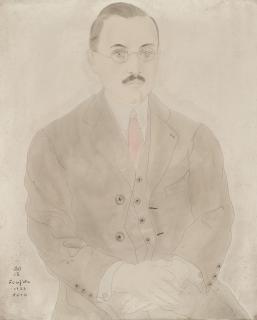 Léonard Tsuguharu Foujita - Portrait d’Alfred-Julien Loewer