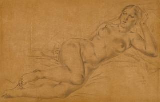 Léonard Tsuguharu Foujita - Reclining nude
