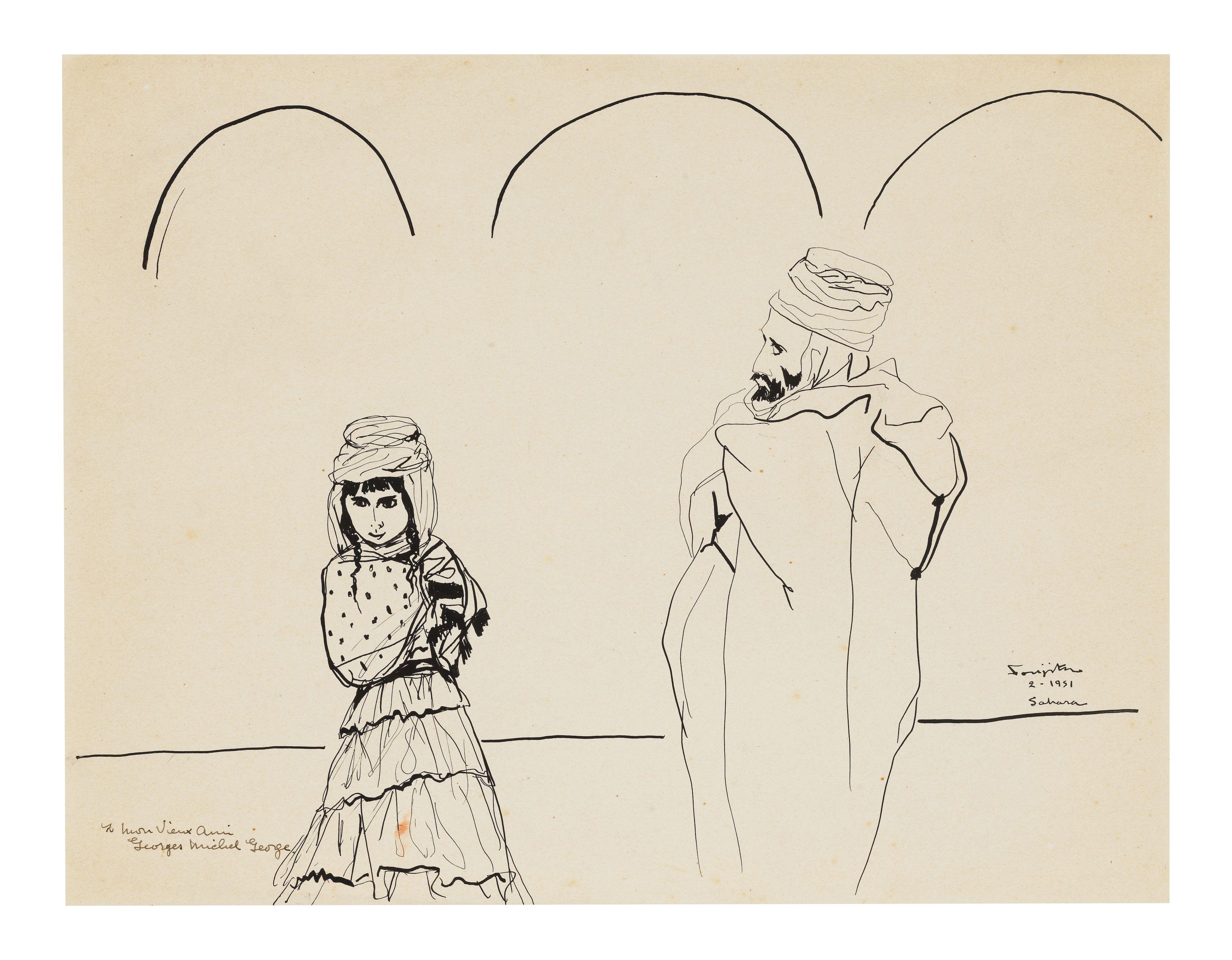 Léonard Tsuguharu Foujita - Sahara