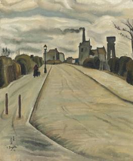 Leonard Tsuguharu Foujita - Scéne de rue