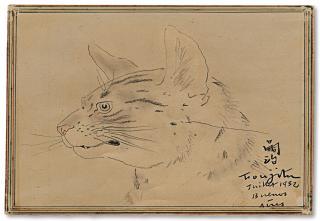 Léonard Tsuguharu Foujita - Tête De Chat