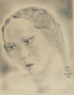 Leonard Tsuguharu Foujita - Tête de femme