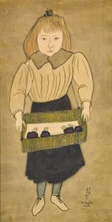 Léonard Tsuguharu Foujita - Vendeuse De Violettes