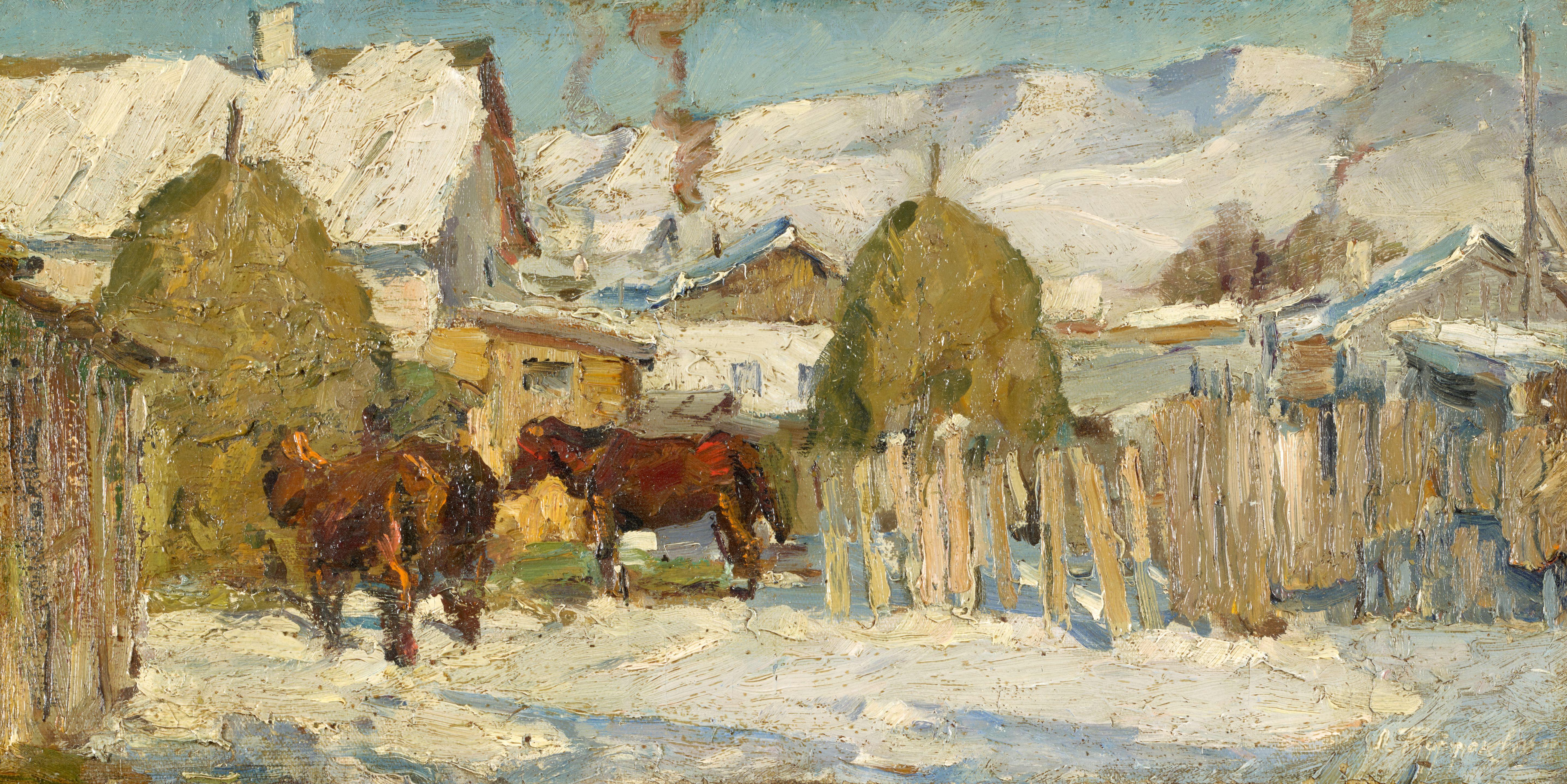 Leonard Viktorovich Turzhansky - Winter morning