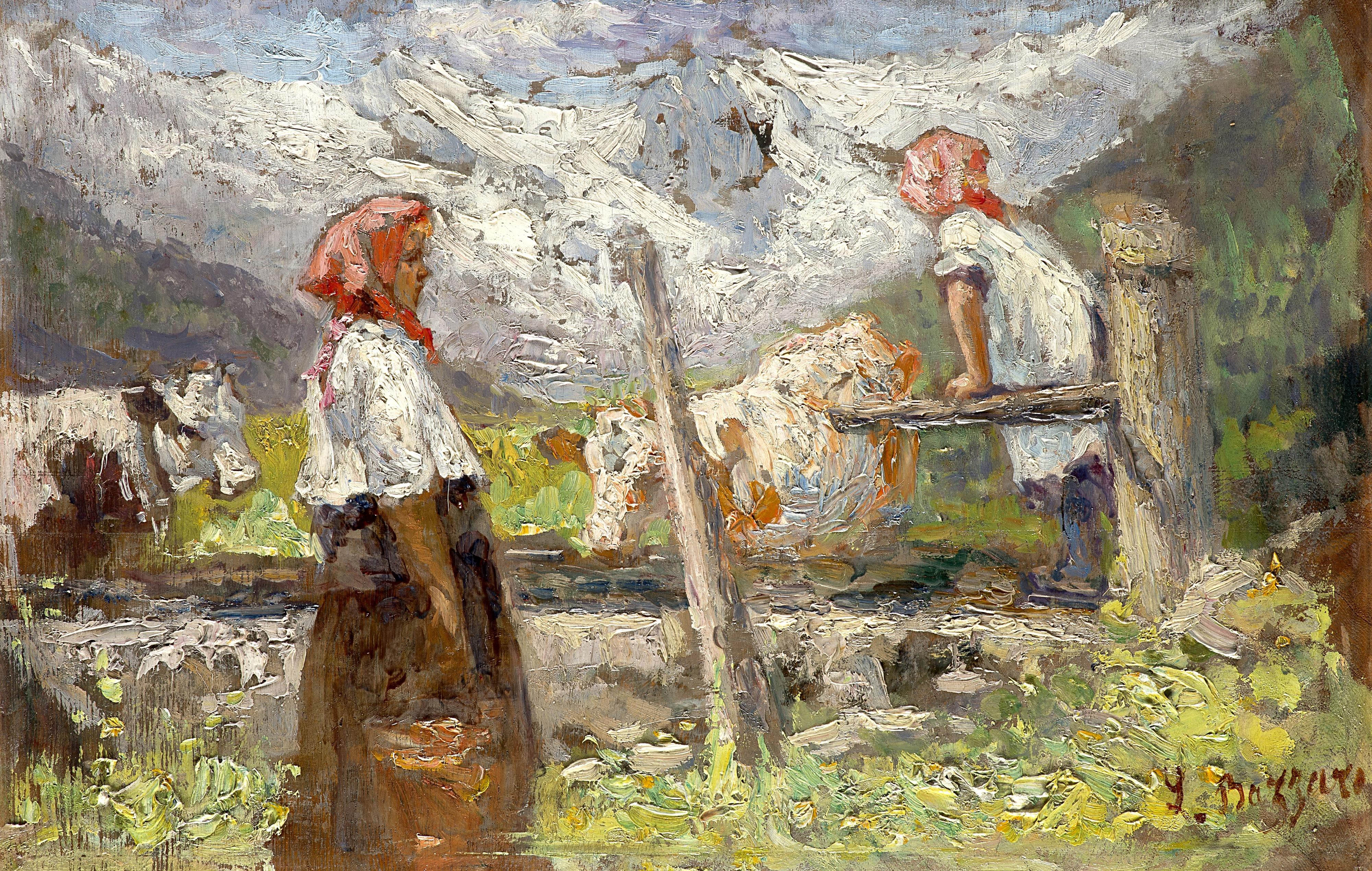 Leonardo Bazzaro - Abbeverata