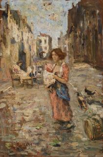 Leonardo Bazzaro - Calle delle merlettaie