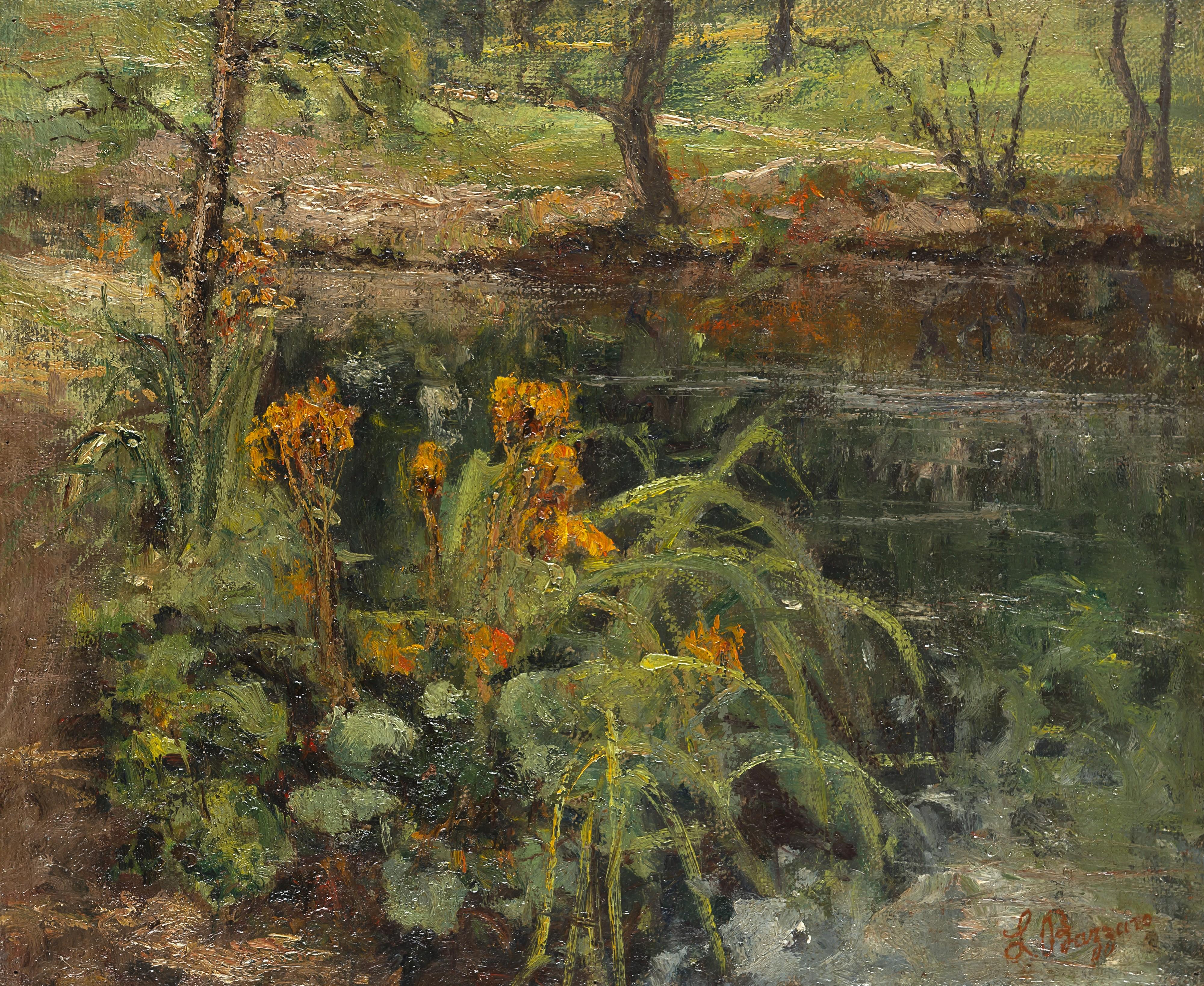 Leonardo Bazzaro - Fiori nel lago