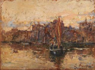 Leonardo Bazzaro - Tramonto a Chioggia
